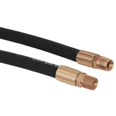 Schlange pneumatische pneumatische Druckdrahtgummi-Rolle-beschichtete 160 bar 15 m + 2 m