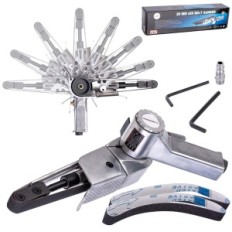 Tape grinder Pneumatic angle adjustment 20mm x 520mm + abrasive tapes