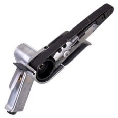 Ajuste de ángulo neumático de la amoladora de cinta 20 mm x 520mm + cintas abrasivas