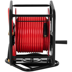 Tuyau pneumatique pressurisé sur enrouleur rotatif 360 20 bar 30 m + 1,2 m