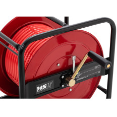 Snake pneumatisk pneumatisk leder på den roterende tromle kompakt 360 bar 30 m + 1,2 m