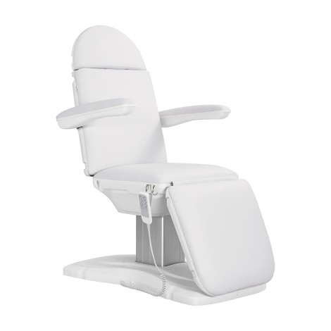 Elektrisk kosmetikstol SILLON Eclipse 4 motorer vit — sidosida