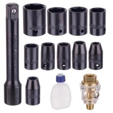 Shared pneumatic key for wheels 1/2 "+ cap + extension + Noole