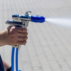 Pneumatická pistole pro mytí vody. Hcl vzduch