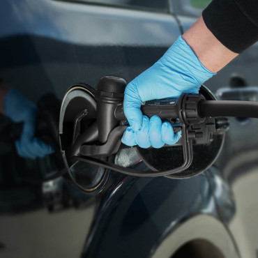 Pistool plaatsen voor brandstof bijtanken met een slotsysteem 45 l / min