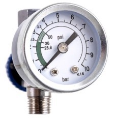 Lufttryk reducer til mini 1/4 maling pistol