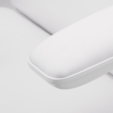 Elektrisk kosmetikstol SILLON Eclipse 4 motorer hvid — nærbillede af armlæn
