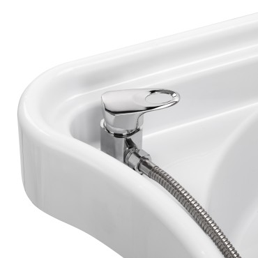 Gabbiano Head Spa Washstand 050 svart — närbild av handtag