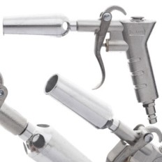 Pistool aan de slag. 3. 2-en met een venturi-nozzle handk.metal