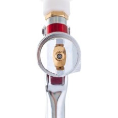 Red Aurita HVLP värvi relv 1.7mm AB-17 tank 600ml