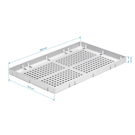 Plateau d'autoclave Lafomed 3l en acier inoxydable