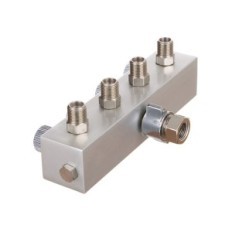 Aerograf Luftfördelare 1/8 1/4 Strip 4x