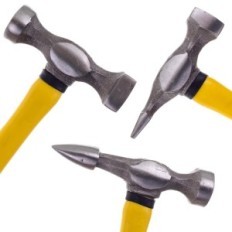 Marktmärkte Avermdern 3x Hammer 4x Amboss Karosserie