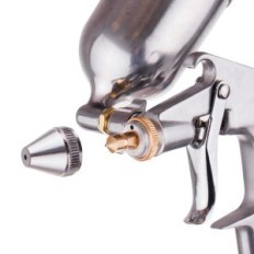 Festőpisztoly 0.5mm Oldalsó reverzibilis AUARITA tartály a rögzítéshez