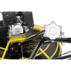 Concrete mixture. Disc combustion