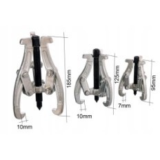 Komplet 3PCS 3-ročne vlečne plošče. Notranji ležaji 75 100 150mm