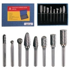 Metal Milling -leikkurit Aseta 8PCS 6mm Spin Set hitsaus hitsaukset