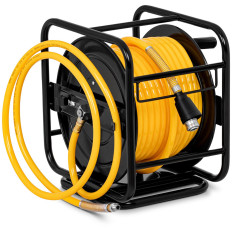 Snake Pneumatic pneumatic cable on the rotary reel circuit 360 8 bar 30 m + 2 m