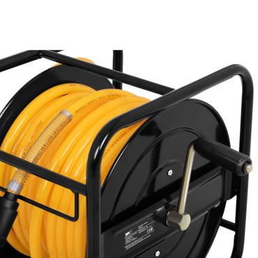 Snake Pneumatic pneumatic cable on the rotary reel circuit 360 8 bar 30 m + 2 m