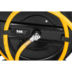 Snake pneumatisk pneumatisk kabel på Rotary Reel Circuit 360 8 bar 30 m + 2 m