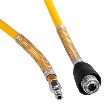 Snake Pneumatic pneumatic cable on the rotary reel circuit 360 8 bar 30 m + 2 m