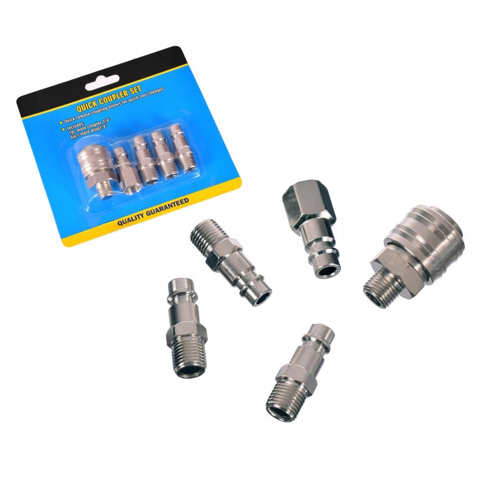 CK-001K-GS Kiirühendus 1/4 "+ 1/4" plug-in + w