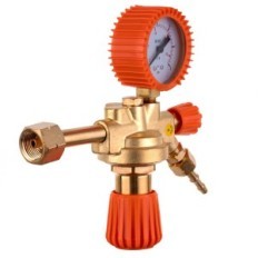 Propane-Butane LPG cylinder reducer Manometer. Valve for gas cylinder