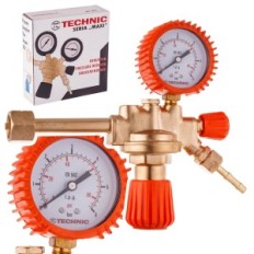Propan-butane LPG-cylinderreducerande manometer. Ventil för gascylinder