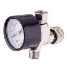 Glaslufttrycksreducerpistol 1/4 manometer