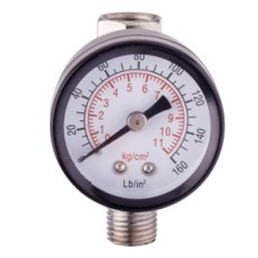 Glass air pressure reducer Paint gun 1/4 Manometer
