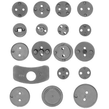 Kit de aperto para pressionar terminais de freio 21 elementos