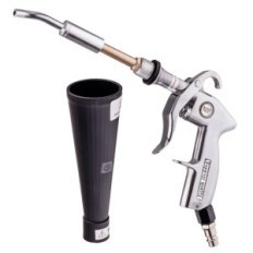 Vask pistol rengøring polstring metal dyse under kompressor