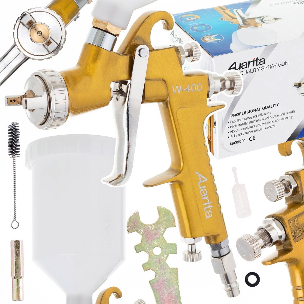 Pistola de pintura Pintura para pintar LVMP 2.0MM W-400 Auarita 600ml