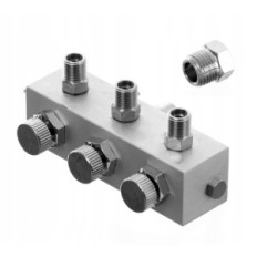 Oro splitter 3x 1/8 1x 1/4 aerografas