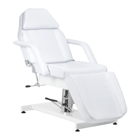 Sillon hydraulic cosmetic chair v2 210 white — side view