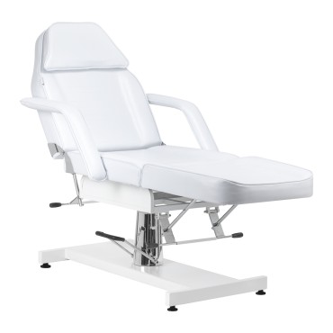 Poltrona cosmetica idraulica Sillon v2 210 bianca — vista laterale