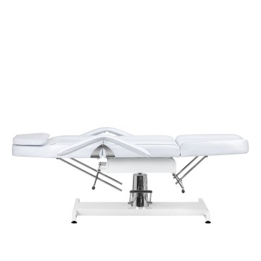 Fauteuil cosmétique hydraulique Sillon v2 210 blanc — vue latérale