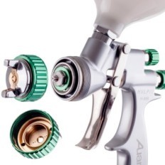 HVLP II maalpüstol 1,3mm düüsile AUARITA 600ml 2 baari maalimine