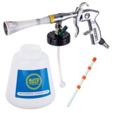 Washing gun Washing cleaning upholstery metal reinforcement of the nozzle