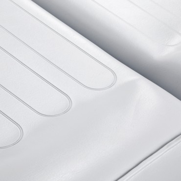 Sillon hydraulischer Kosmetikstuhl v2 210 weiß — Detailaufnahme Sitz