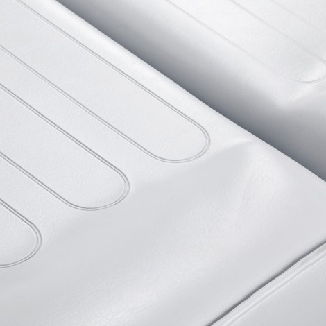 Sillon hydraulische cosmetische stoel v2 210 wit — detail zitvlak