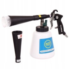 Wasgeweer Auto Bekleding Metalen roterende nozzle + 2 externe