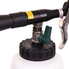 Wasgeweer Auto Bekleding Metalen roterende nozzle + 2 externe