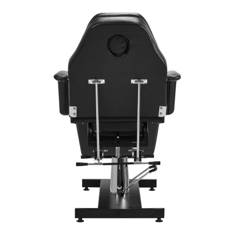 Sillón cosmético hidráulico v2 210 negro — vista trasera