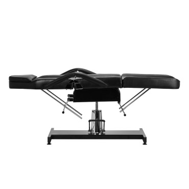 Sillon hydraulic cosmetic chair v2 210 black — side view