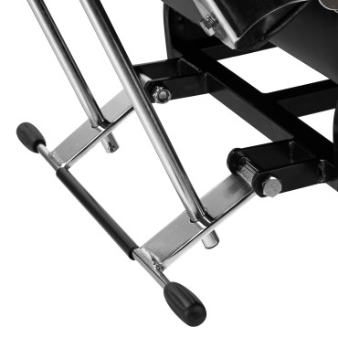 Sillon hydraulische cosmetische stoel v2 210 zwart — detail basis