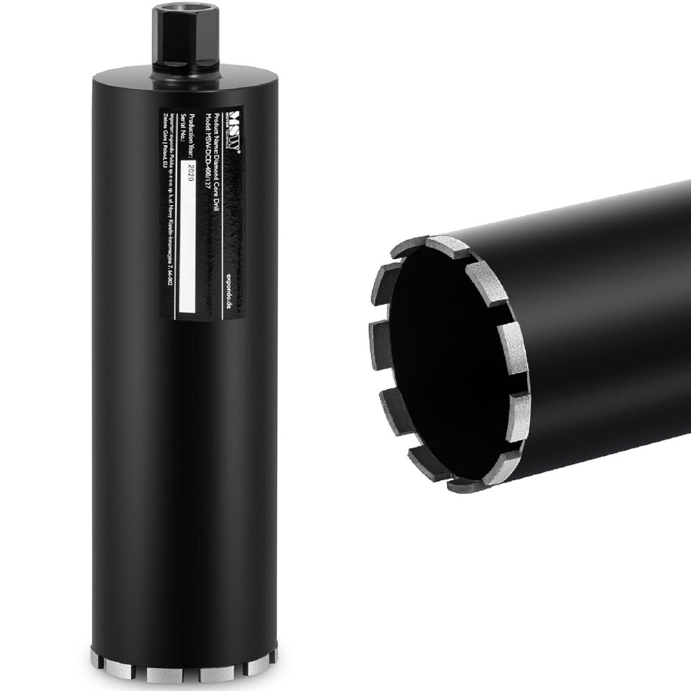 Karūnos deimantų gręžtuvas akmens betonui G1 Ilgis 400 mm Ten. 127 mm