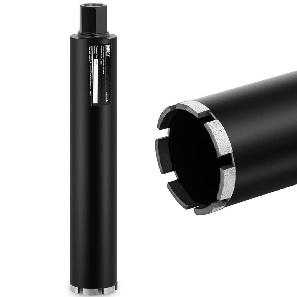 Karūnos deimantų gręžtuvas akmens betonui G1 Ilgis 400 mm Ten. 76 mm