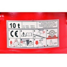 Big Red Th810002 Lift Bar 10T Low Double-headed