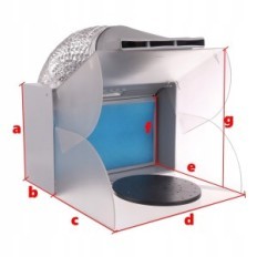 Cabine de laçage Aérogramme de modélisation portable